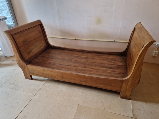 Image 1 of Teak wooden children's grow bed/bench