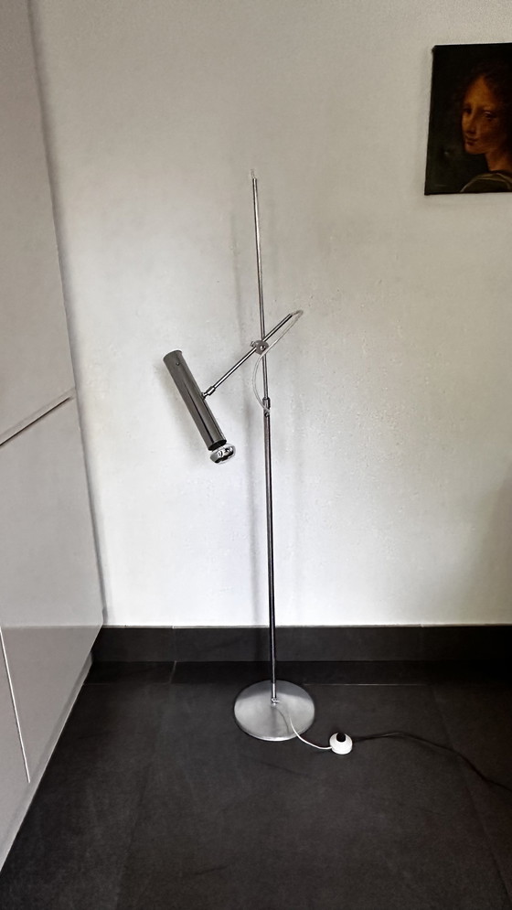 Image 1 of 1970s design floor lamp aluminum