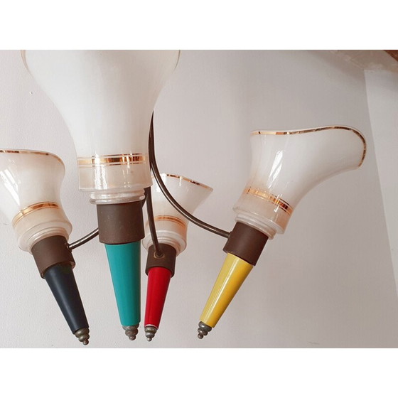 Image 1 of Lampadario vintage con arum 1950