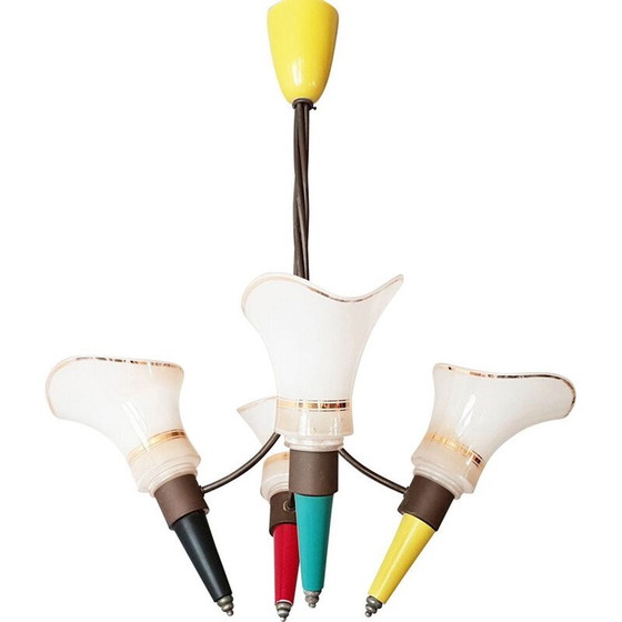 Image 1 of Lampadario vintage con arum 1950