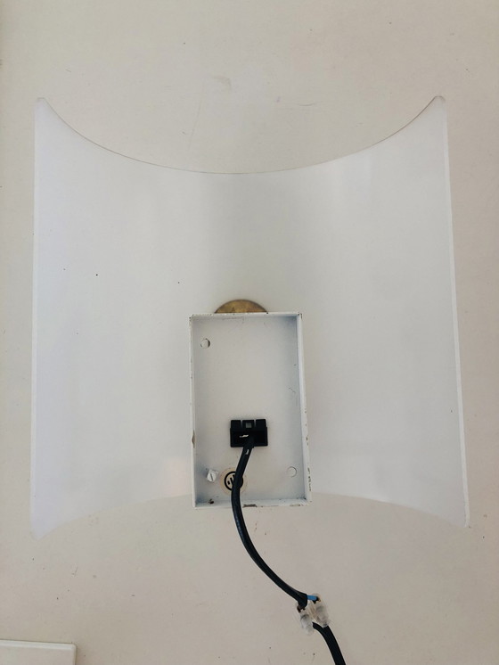 Image 1 of Metalarte Wall Lamp Mid - Century Brass And Acrylic Glass