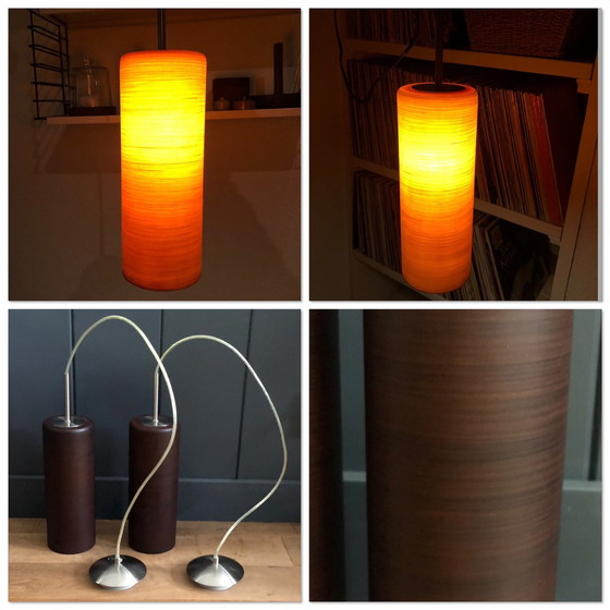 Image 1 of Lampade a sospensione a cilindro vintage