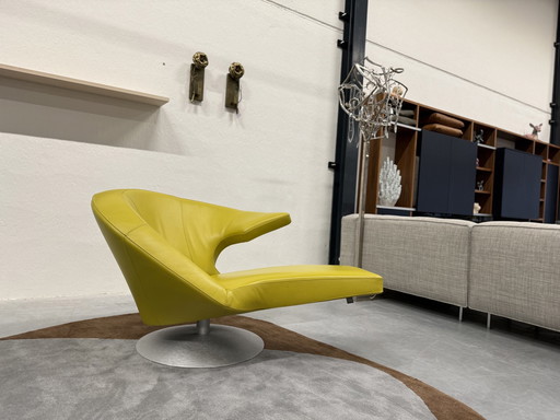 Leolux Parabolica Swivel Armchair Senso Lime