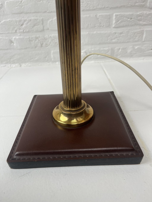 Leather Table Lamp