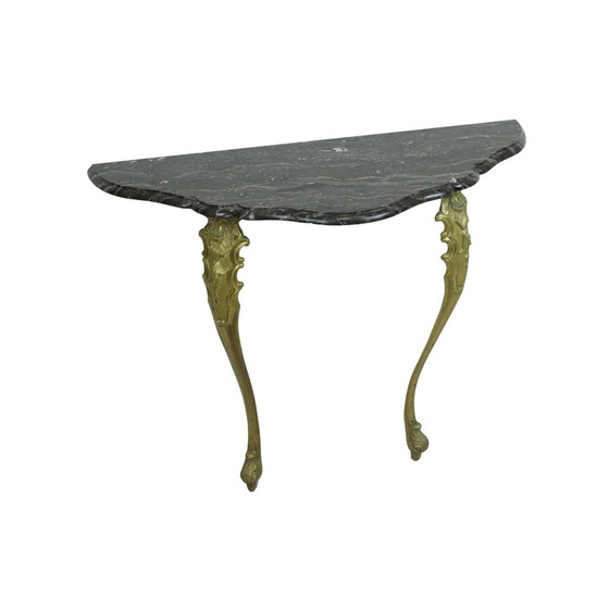 Image 1 of French Marble Console Baroque Style