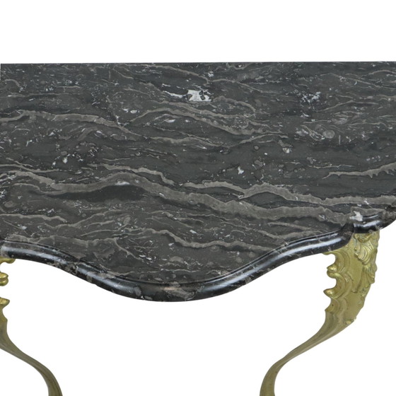 Image 1 of French Marble Console Baroque Style