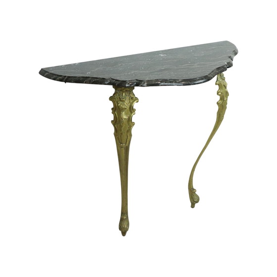 Image 1 of French Marble Console Baroque Style