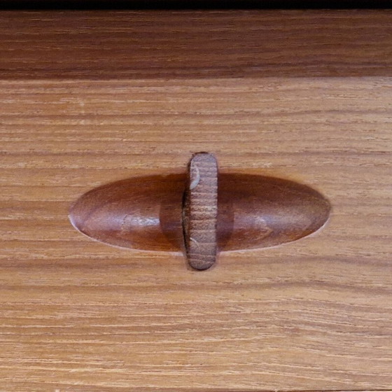 Image 1 of Vintage sideboard in solid teak and teak veneer by Henry Walter Klein, Denmark 1960
