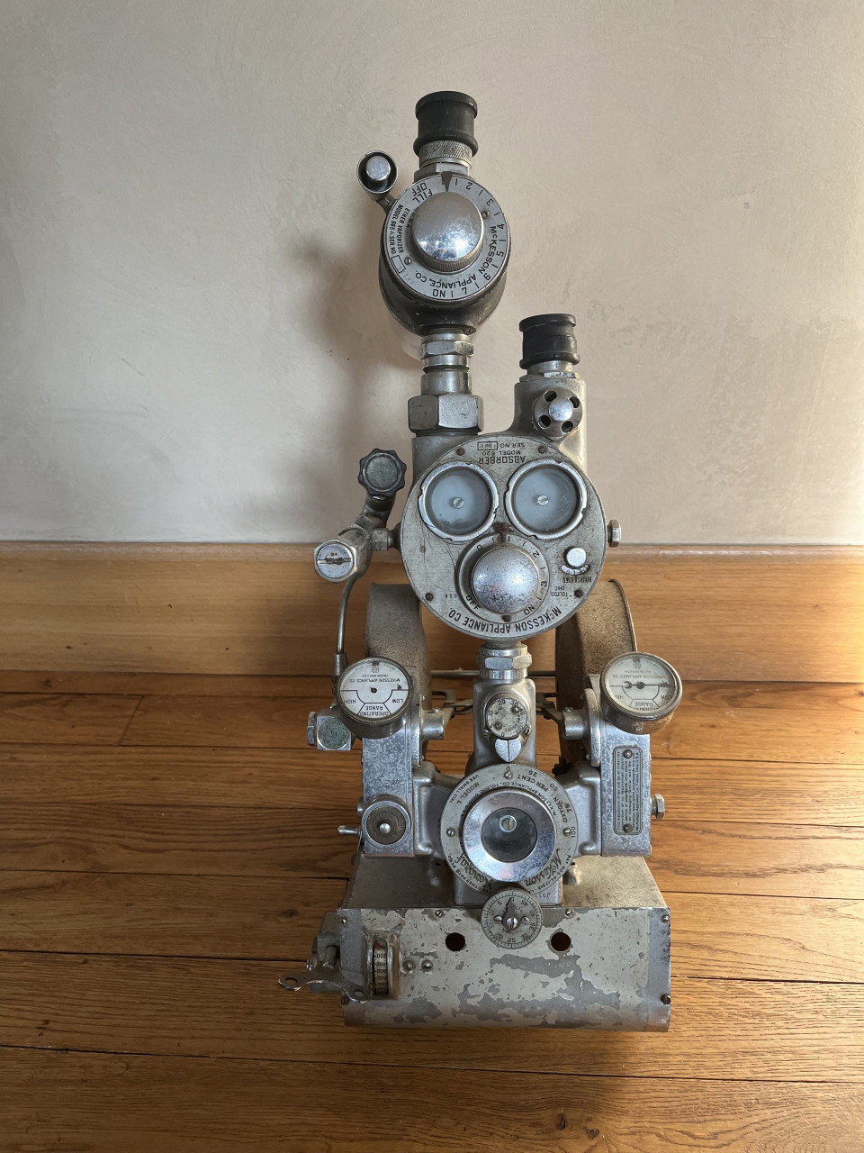 Parte decorativa vintage del ventilatore