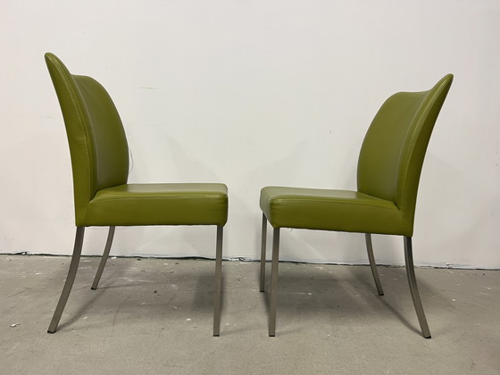 Image 1 of 2 Bert plantagie Duo Dining pavé cuir vert