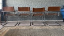 4x Linea Veam s34 armchairs door Mart Stam