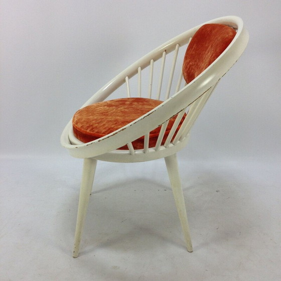 Image 1 of Vintage red Circle armchair by Antonio Viotto 1960s