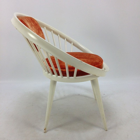 Image 1 of Vintage red Circle armchair by Antonio Viotto 1960s