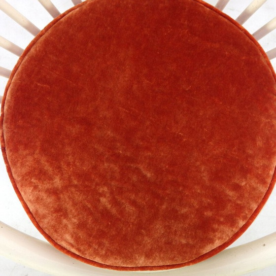 Image 1 of Vintage red Circle armchair by Antonio Viotto 1960s