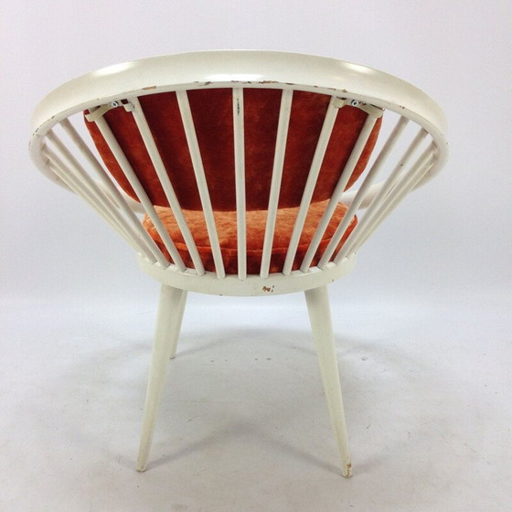Image 1 of Vintage red Circle armchair by Antonio Viotto 1960s