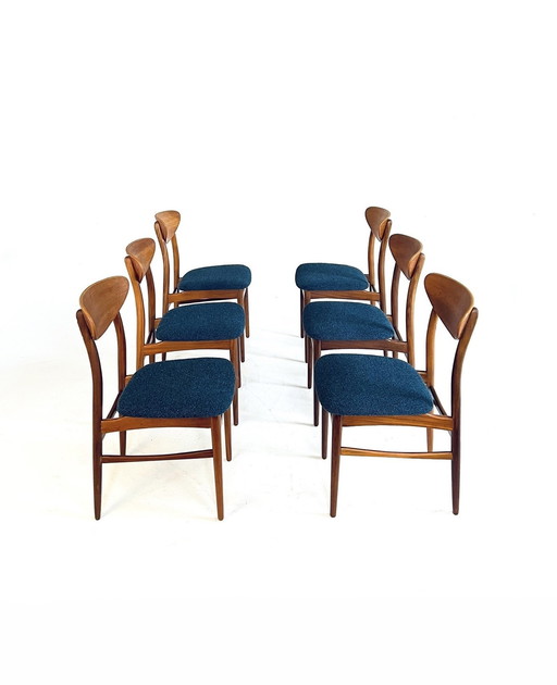 6X Restored Danish Dining Chair '60s