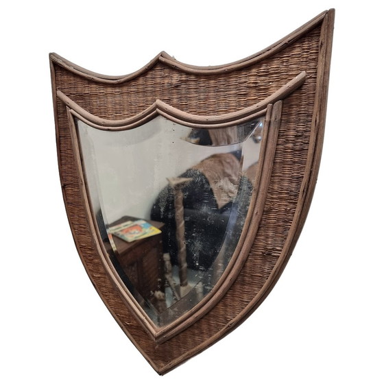 Image 1 of Mirror In The Shape Of A Shield, Early 20th Century