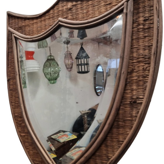 Image 1 of Mirror In The Shape Of A Shield, Early 20th Century