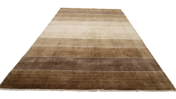 Image 1 of Modern Gabbeh Loom Unicolored Handknotted Rug 346 X 252 Cm New Rug