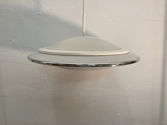 Image 1 of Space Age Ufo Pendant Lamps From Marlin, 1960S