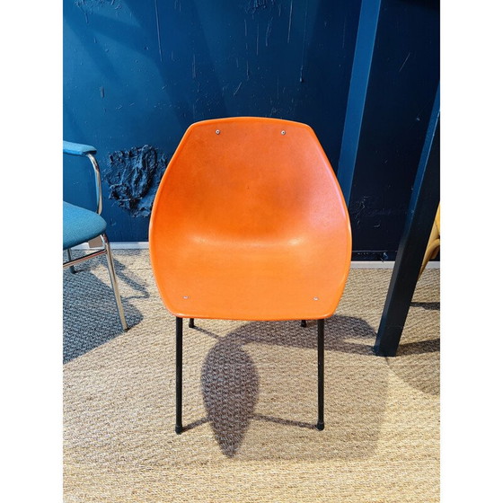 Image 1 of Vintage plastic shell chair by Pierre Guariche for Meurop, Belgium 1970s