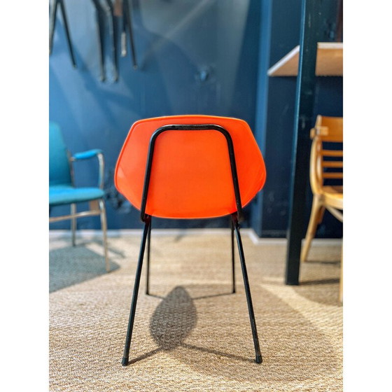 Image 1 of Vintage plastic shell chair by Pierre Guariche for Meurop, Belgium 1970s