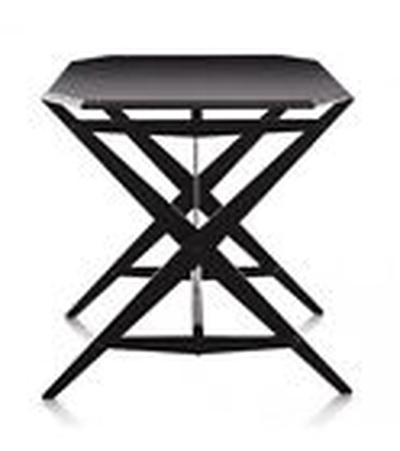 Image 1 of 833 Cassina Cavalletto Table Desk Black stained wood, Franco Albini