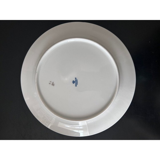 Image 1 of 12 piatti in porcellana vintage con decorazione floreale per Heinrich, 1970