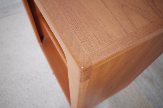 Image 1 of 2x Dyrlund teak chests of drawers bedside cabinets