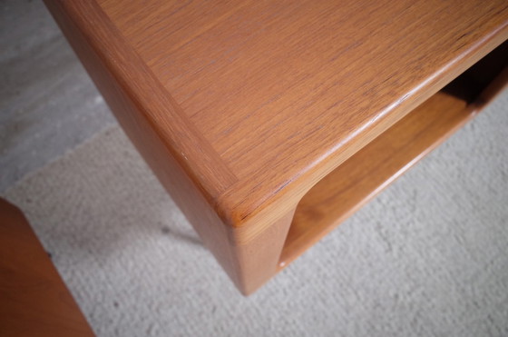 Image 1 of 2x Dyrlund teak chests of drawers bedside cabinets