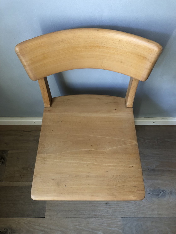 Image 1 of 2x Solid Wood School Chairs