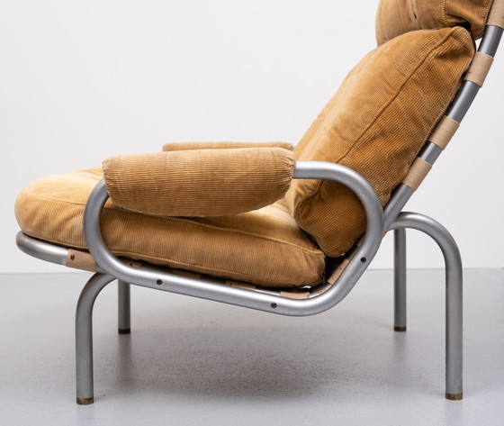 Image 1 of Erik Ole Jòrgensen armchair - ribcord