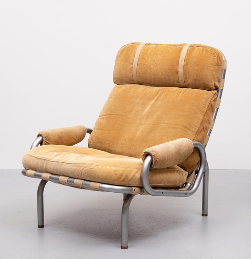 Erik Ole Jòrgensen armchair - ribcord