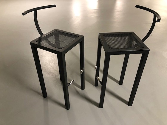 Image 1 of 2x Philippe Starck Sarapis Driade bar stools