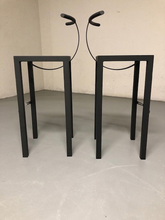 Image 1 of 2x Philippe Starck Sarapis Driade bar stools