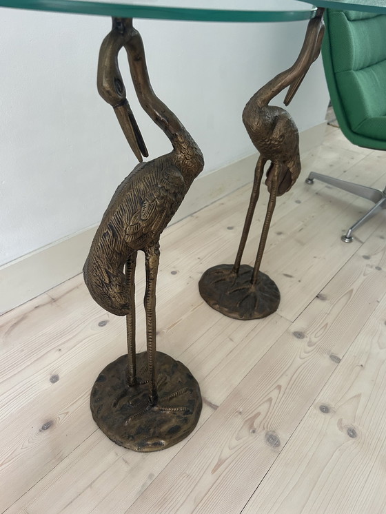 Image 1 of 2x Crane side tables