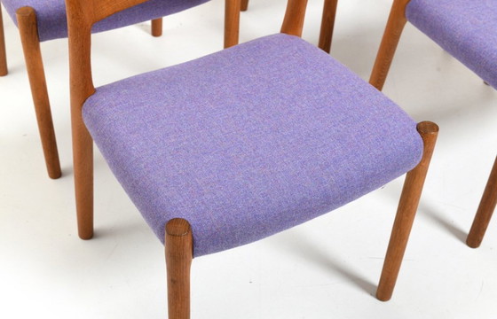 Image 1 of Chaises mod.84 par Niels Otto (N. O.) Møller pour J.L. Møllers, 1960, Ensemble de 6