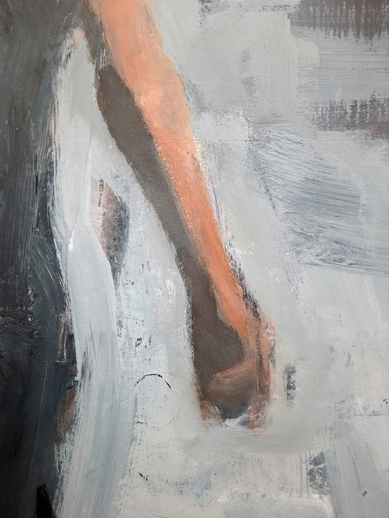 Image 1 of Large Acrylic Painting By Peter Bes - 2006