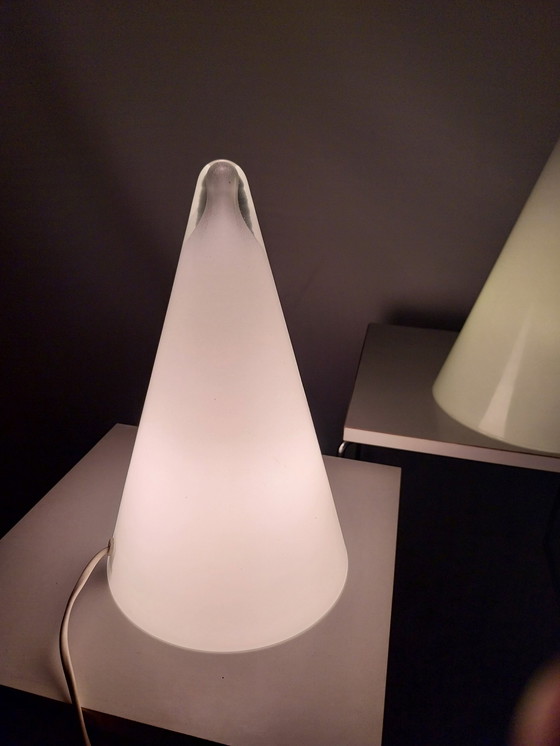 Image 1 of 2 X S.C.E. France Tipi Table Lamp In 2 Sizes. 1980'S.