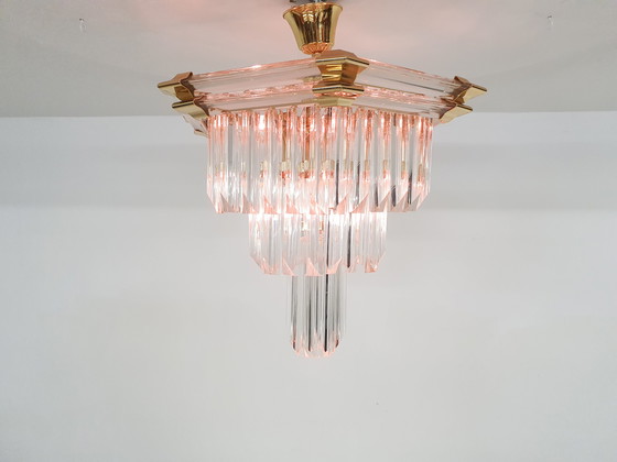 Image 1 of Small chandelier attrb to Bakalowits and Sohne, Austria 1980's