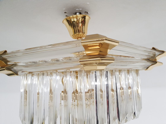 Image 1 of Small chandelier attrb to Bakalowits and Sohne, Austria 1980's