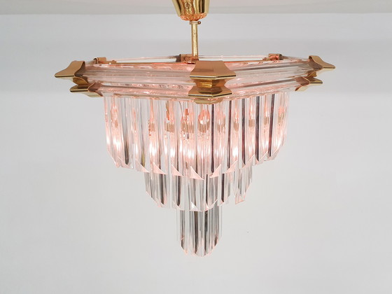 Image 1 of Small chandelier attrb to Bakalowits and Sohne, Austria 1980's