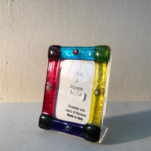 Murano Glass Blown Photo Frame