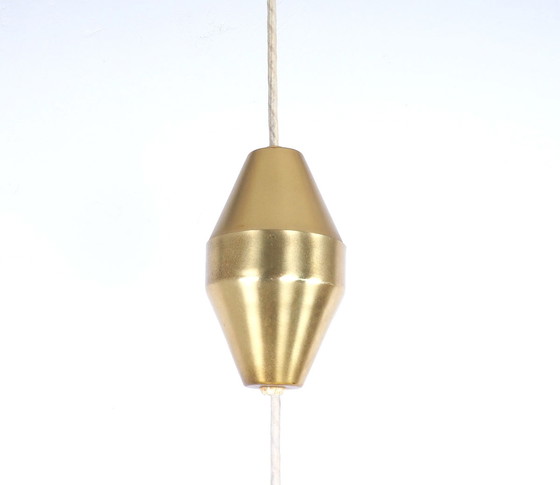 Image 1 of Lampe suspendue Lyfa en laiton P295, 1960s