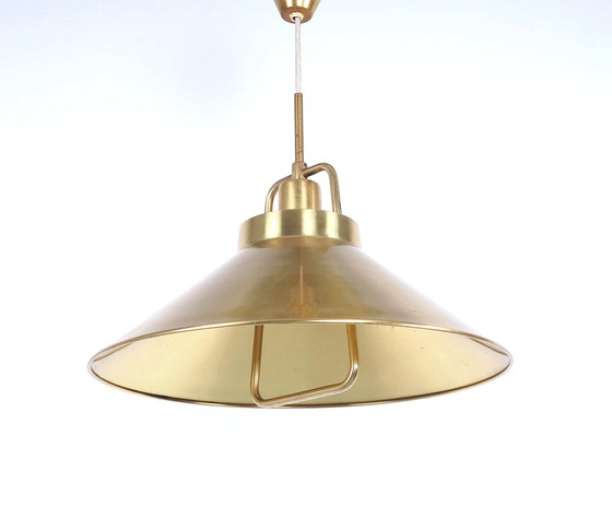 Image 1 of Lampe suspendue Lyfa en laiton P295, 1960s