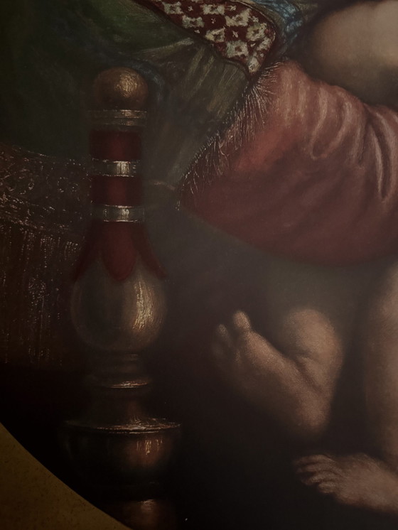 Image 1 of Raffael Van Urbino: “Madonna Della Sedia”. Raro ritratto antiquario in collotipia. 