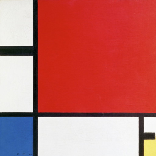 Piet Mondriaan - Composition in red, blue and yellow