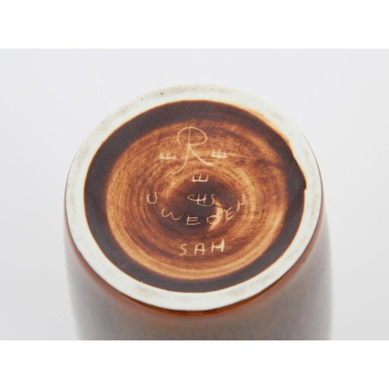 Image 1 of Vaso scandinavo vintage in ceramica di Carl Harry Stålhane per Rörstrand, 1960