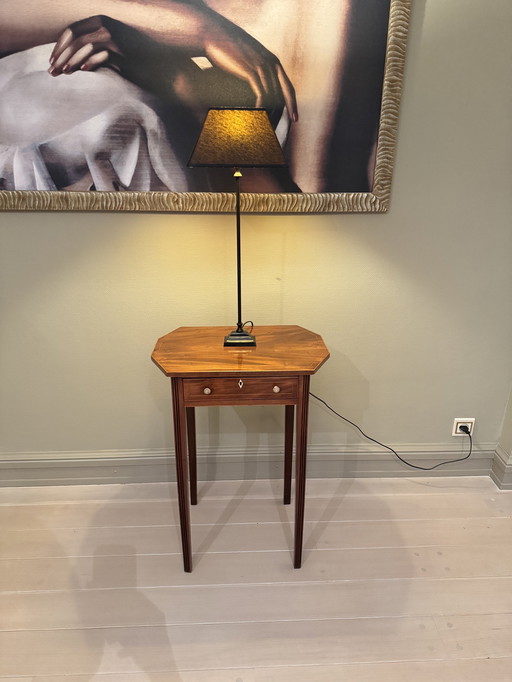 Mesa de pared inglesa en madera de nogal