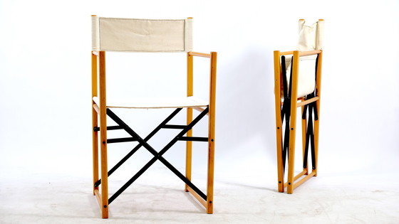 Image 1 of 4x Mid Century Chaises pliantes